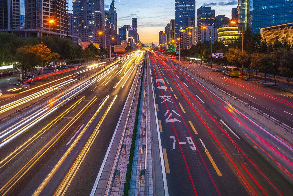 城市交通现代ppt背景图_编号87806