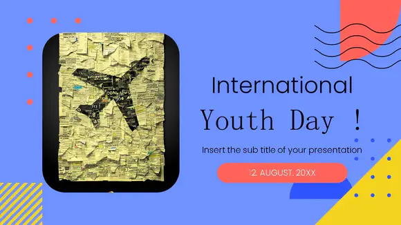 国际青年日PowerPoint模板