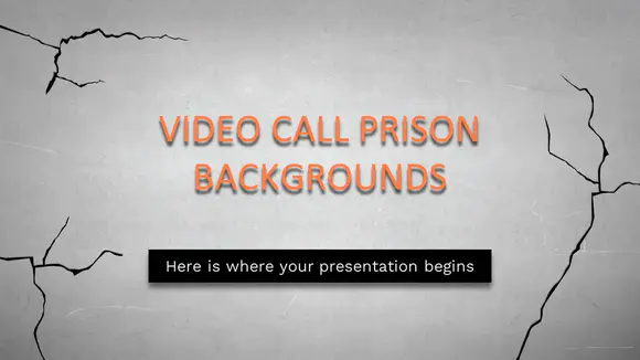 现代化监狱介绍免费幻灯片模板PPT模板