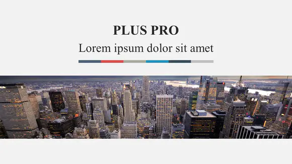 PLUS专业版欧美商务PPT模板