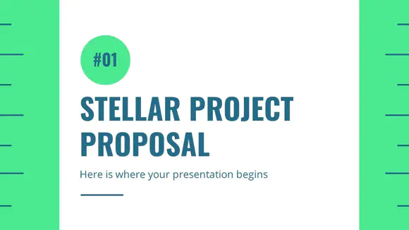 stellar项目提案演示PPT模板