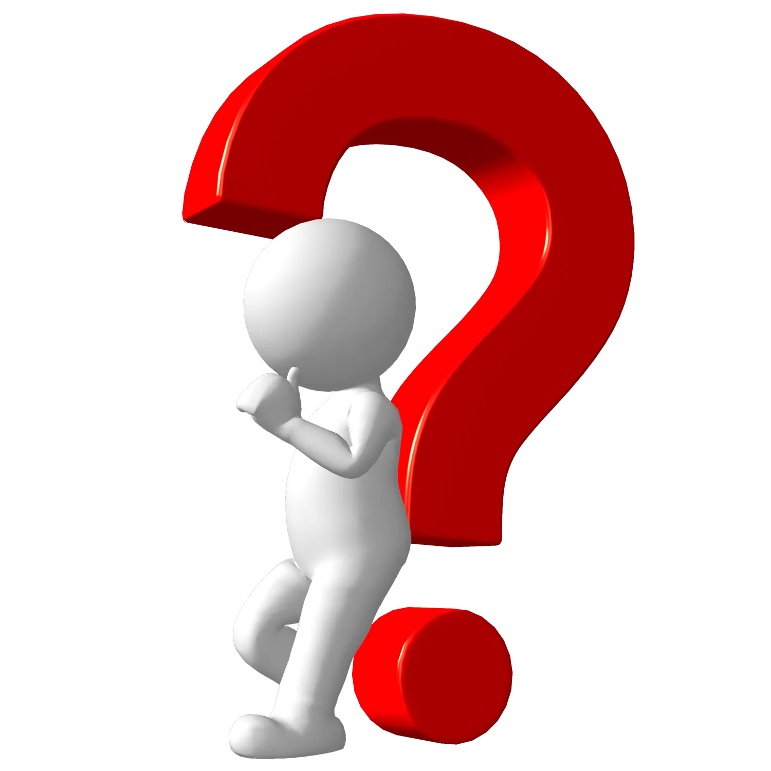 忧郁绝望迷惑问号png