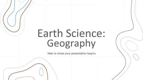 地球科学：地理介绍PPT模板