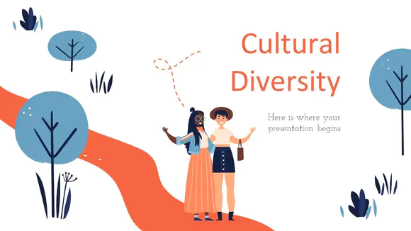 文化多样性介绍PPT模板