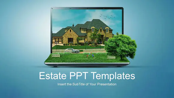 海外在线房地产项目介绍PPT模板