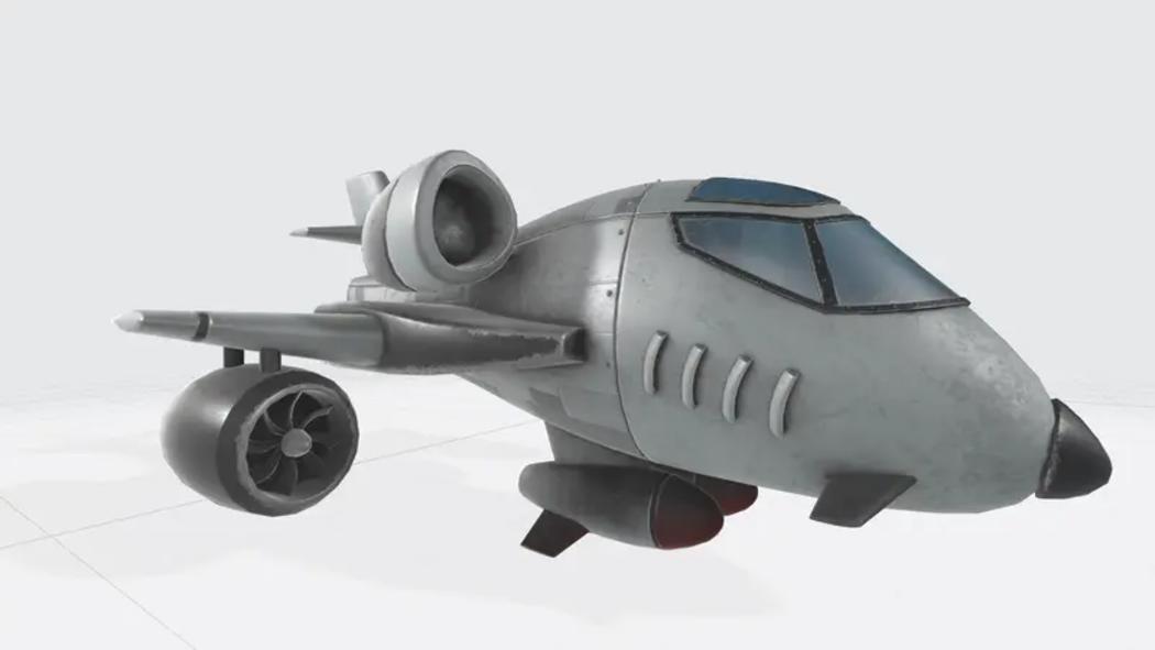 轰炸机PPT3D模型