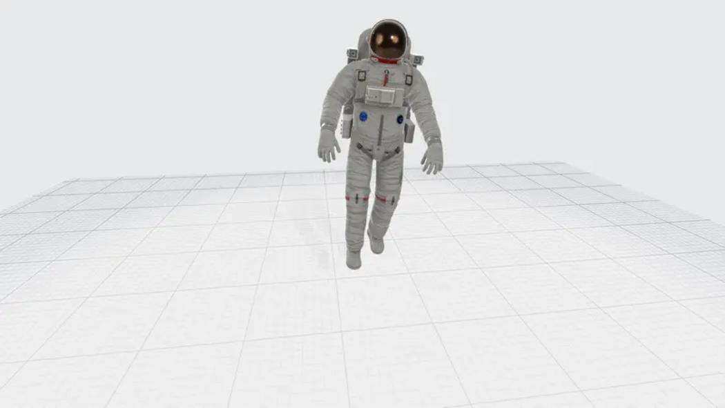 航天宇航员PPT3D模型