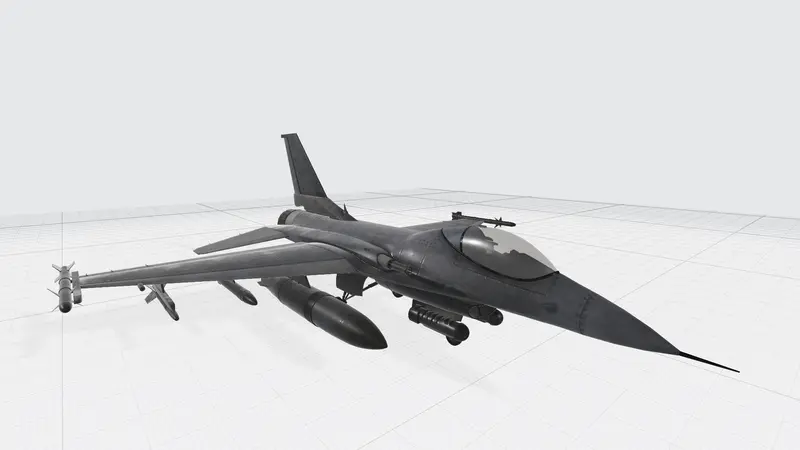 战斗机PPT3D模型