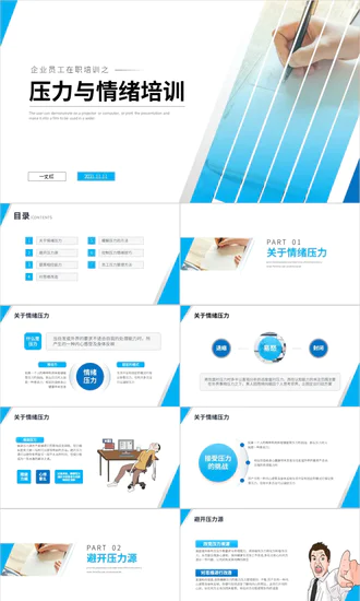 公司员工压力与情绪培训PPT课件