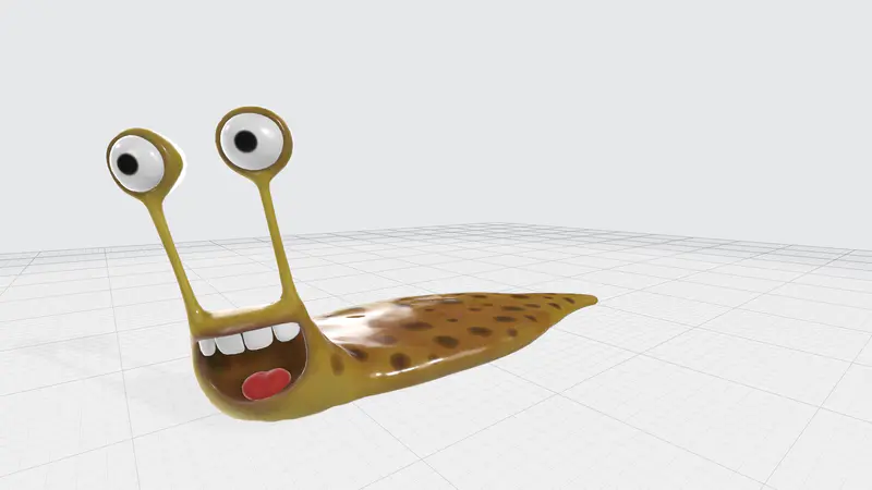 蜗牛没壳PPT3D模型