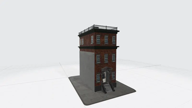 建筑房屋PPT3D模型