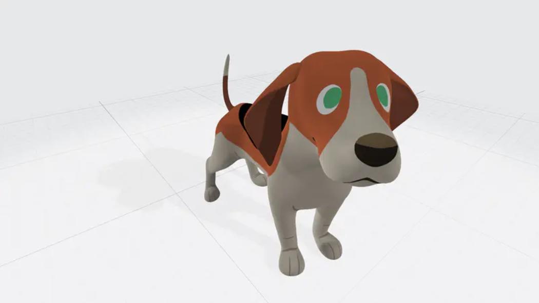 小猎犬PPT3D模型