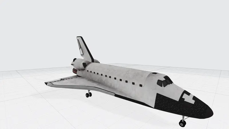 民航飞机PPT3D模型