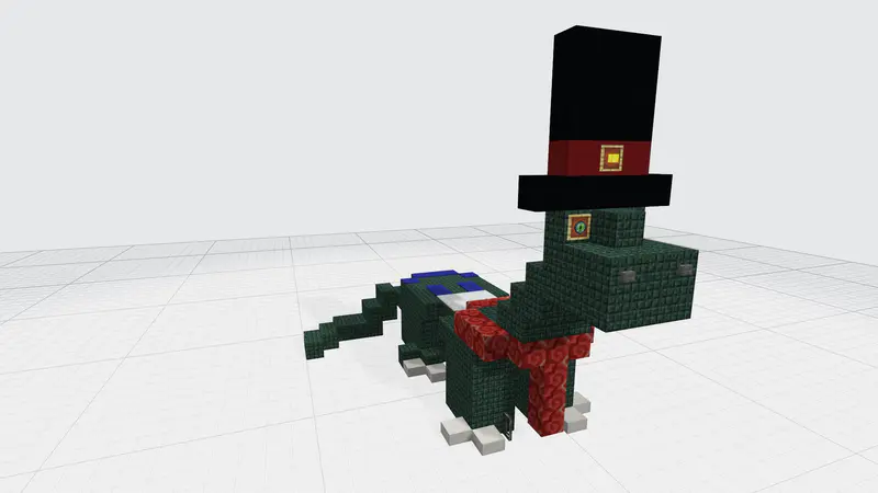GLB贵宾犬拼图3D模型
