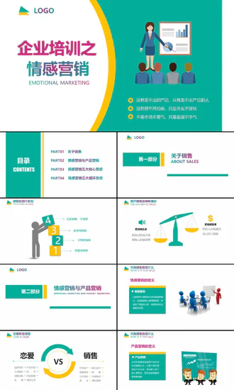 企业培训情感营销销售技巧教学PPT课件