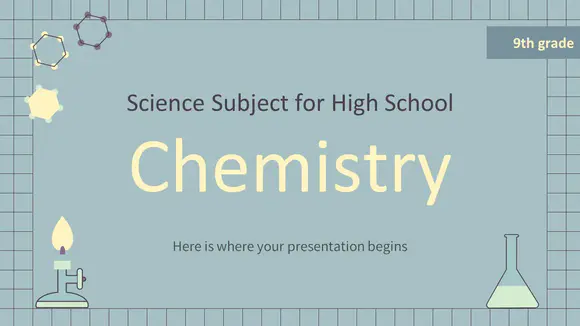 高中科学科目-九年级：化学演示PPT模板
