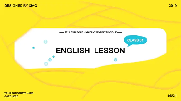 语言学教育英语课件ppt模板