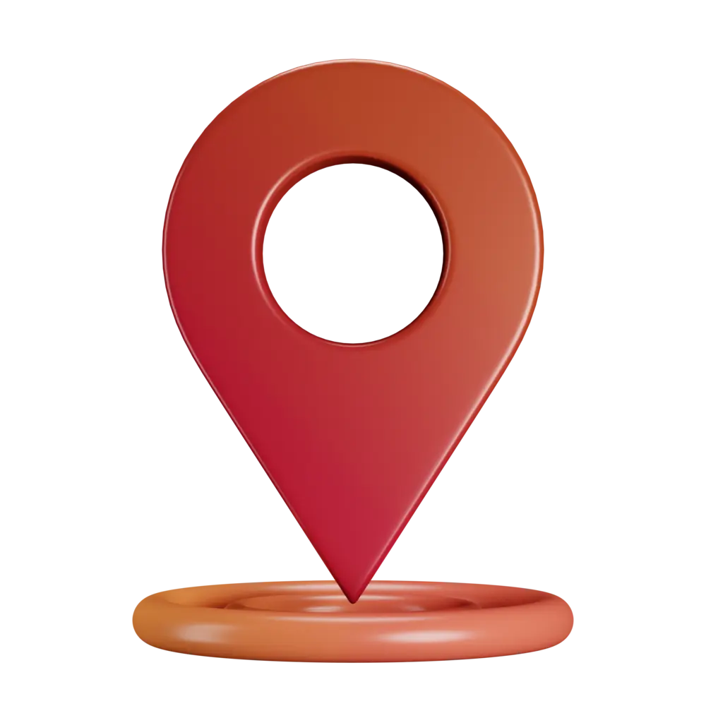 红色定位针png免扣图