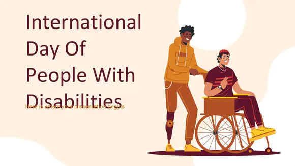 国际残疾人日介绍PPT模板