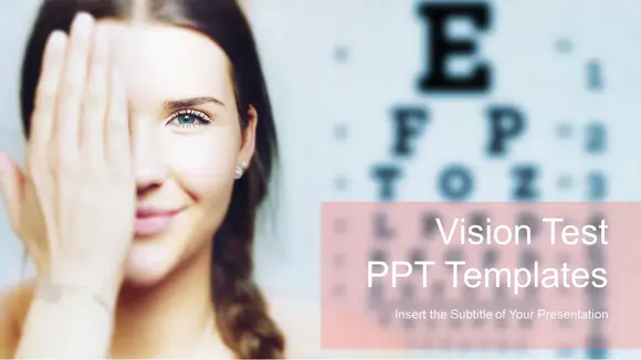 眼科视力测试PPT模板