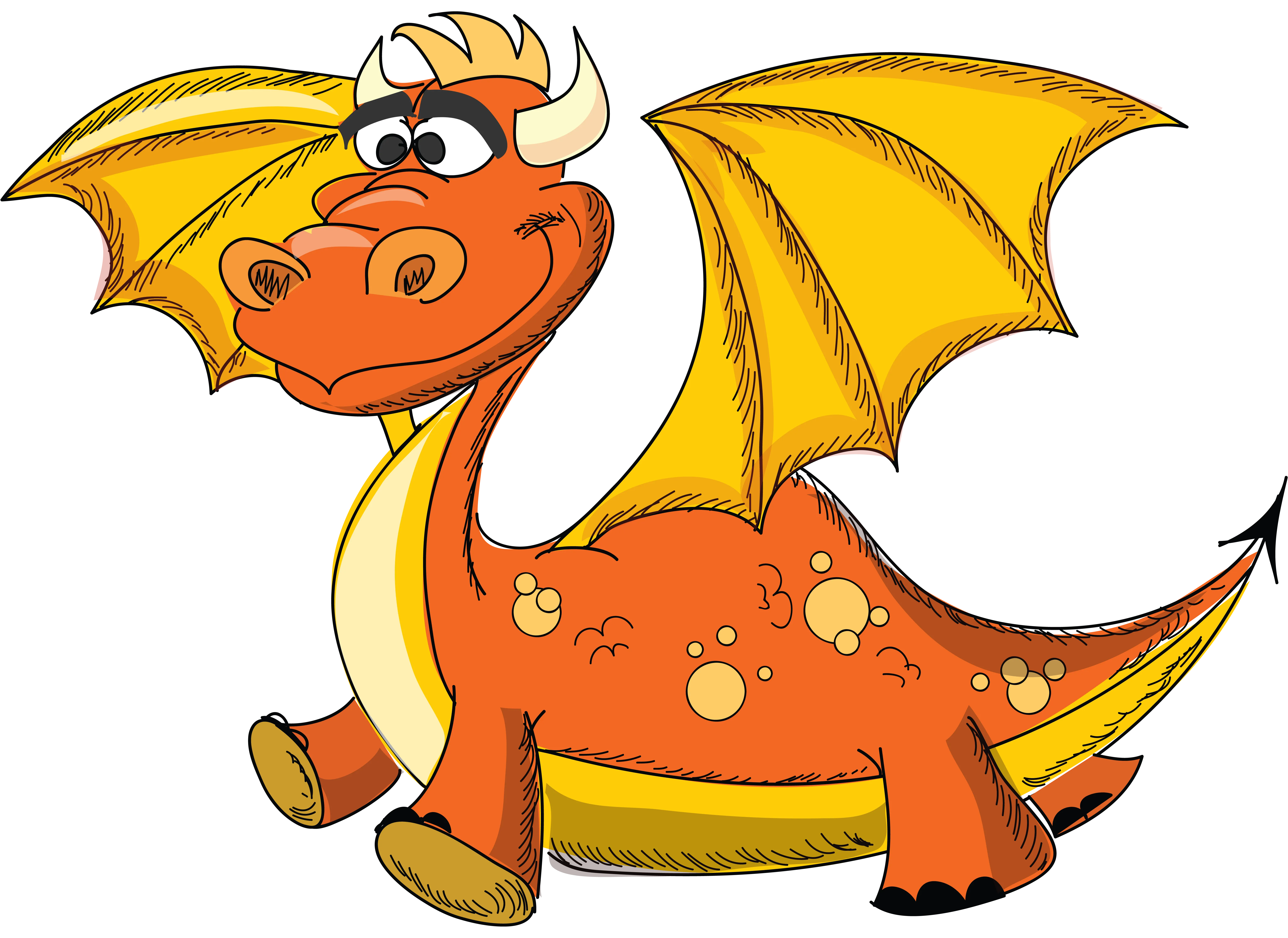 动物趣味卡通龙png