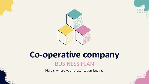 合作公司商业计划书展示免费PPT模板