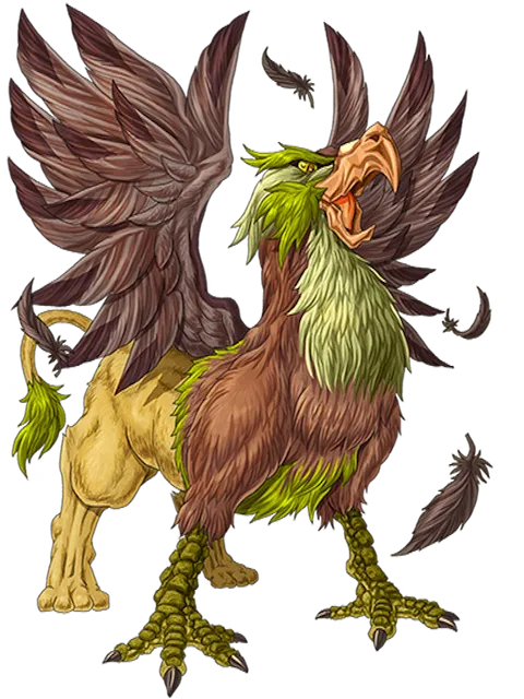 矢量图动物鸡格里芬png