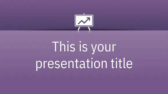 欧美紫色-免费PowerPoint模板