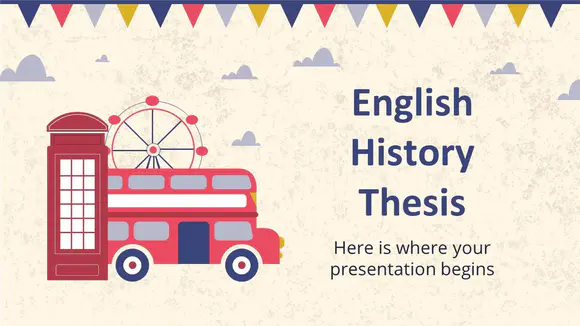 英语历史介绍免费PPT模板