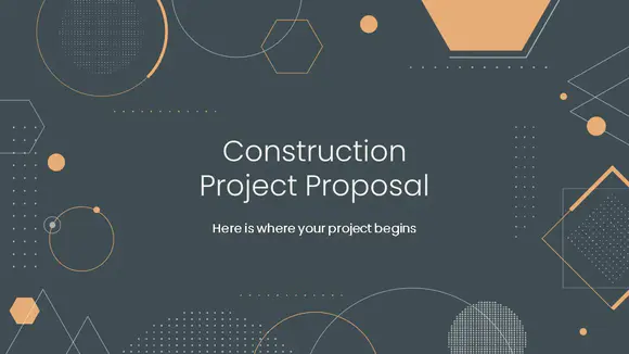 建设项目建议书介绍PPT模板