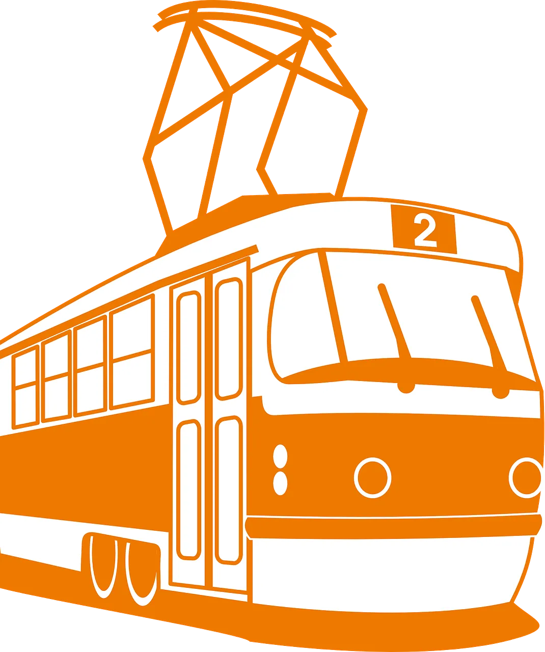 矢量图旅行运输有轨电车png