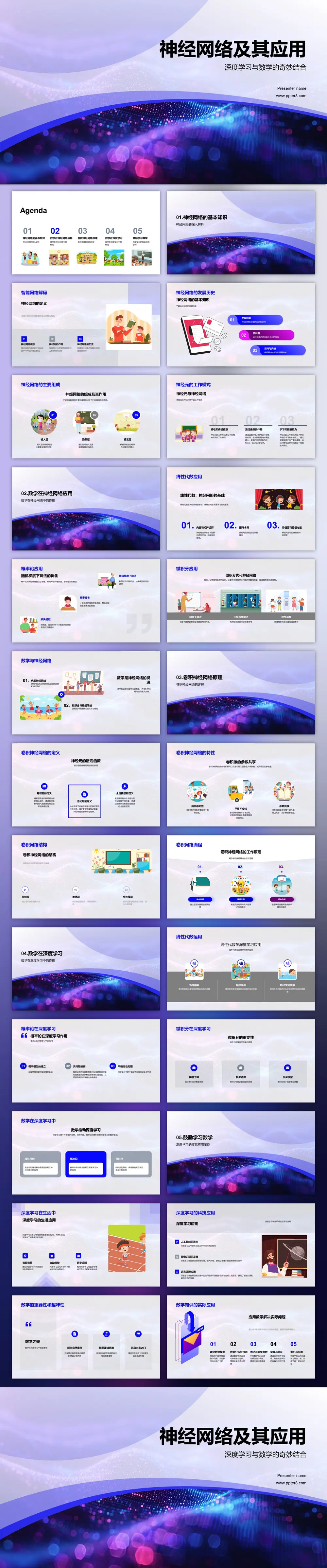 神经网络及其应用，人工智能PPT模板- …