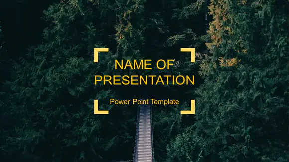 林背景powerpoint模板