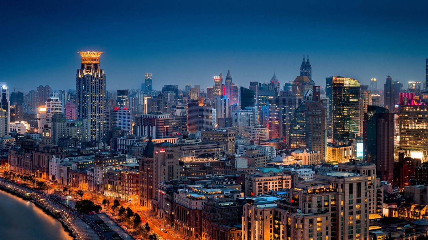 城市建筑现代ppt背景图_编号87746