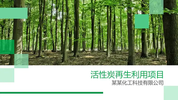 活性炭再生利用化工科技有限公司树林PPT模板