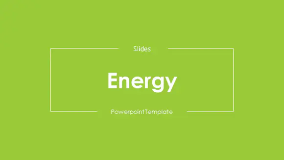 能源powerpoint模板