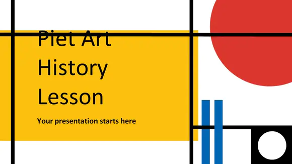 艺术史课程介绍PPT模板