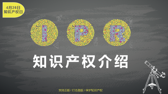 IPR知识产权介绍PPT模板