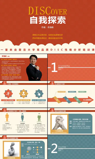 自我探索复旦大学李海峰精品课程PPT课件