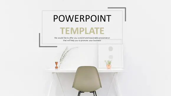 免费Powerpoint模板-简单内部