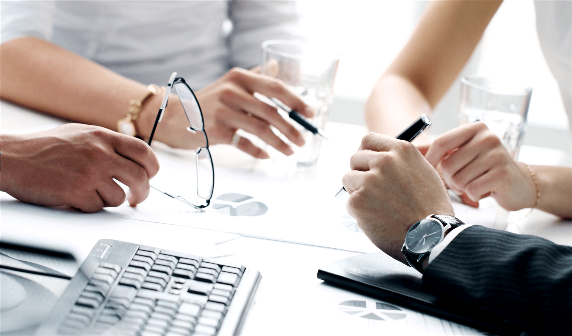 手商务金融ppt背景图