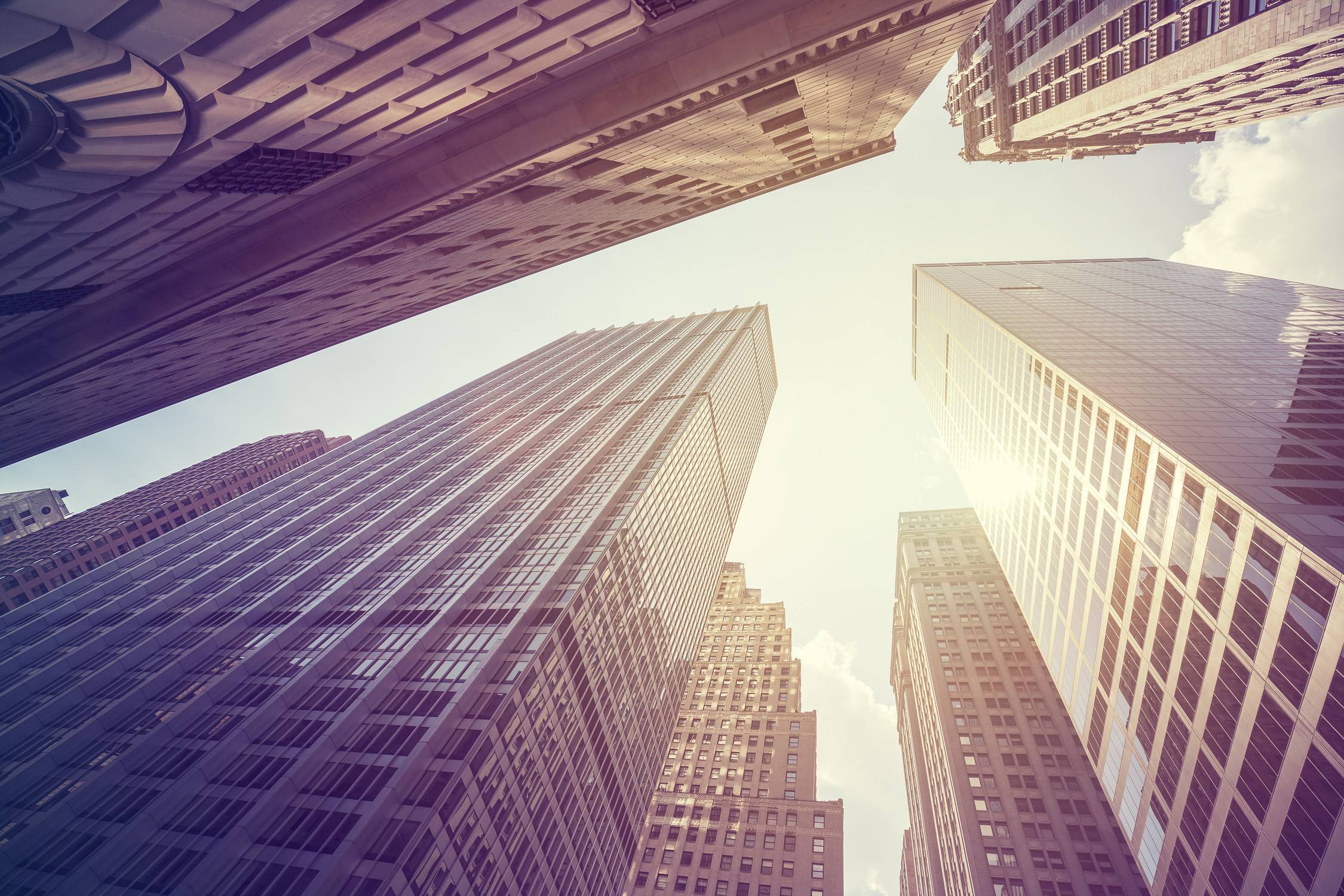 摩天大楼建筑城市ppt背景图_编号86546