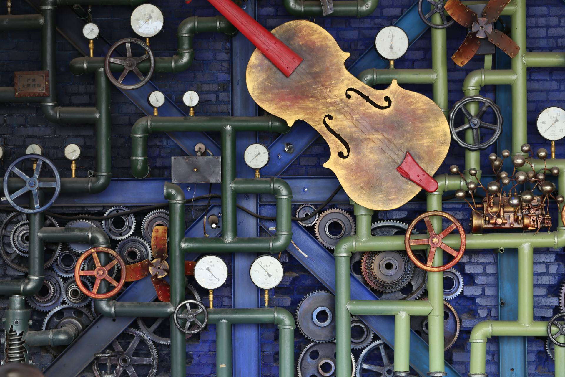 金属工程发动机ppt背景图