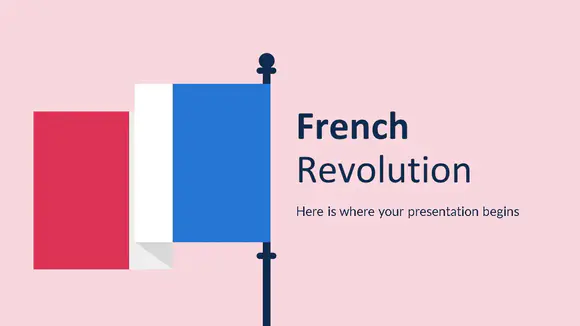 法语革命演讲PPT模板