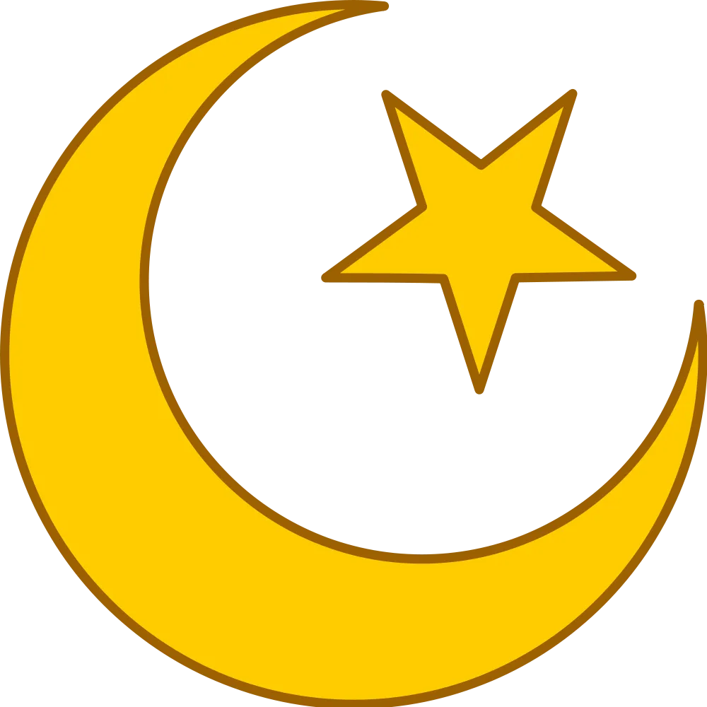 新月形星星月亮伊斯兰教png