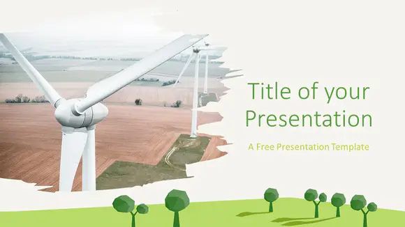 生态环境保护powerpoint免费模板