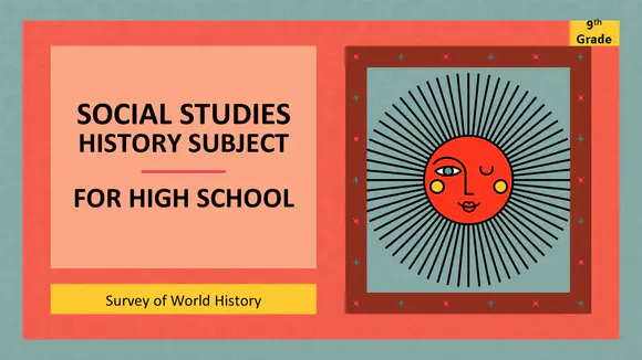 高中社会研究与历史科目-九年级：世界历史概览介绍PPT模板