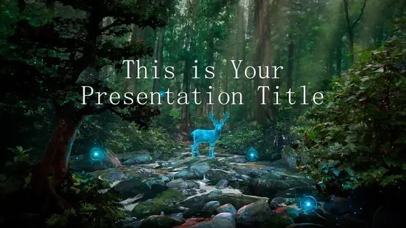 神奇森林PowerPoint模板