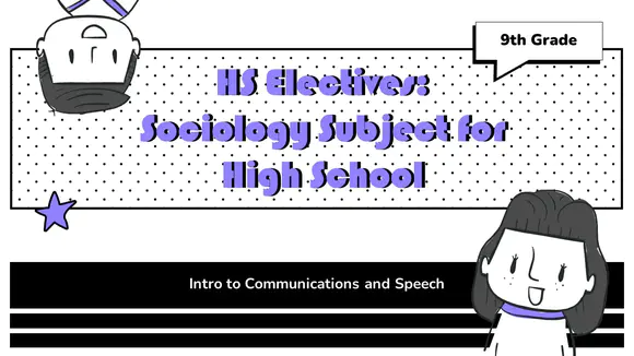 hs选修课：高中社会学课程介绍PPT模板