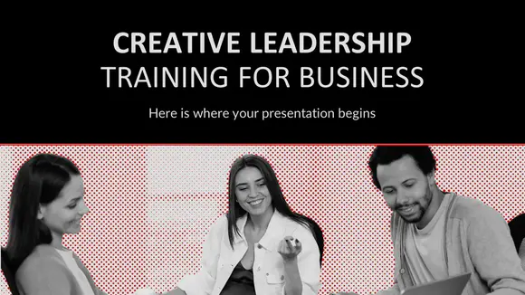 商业演讲创意领导力培训PPT模板